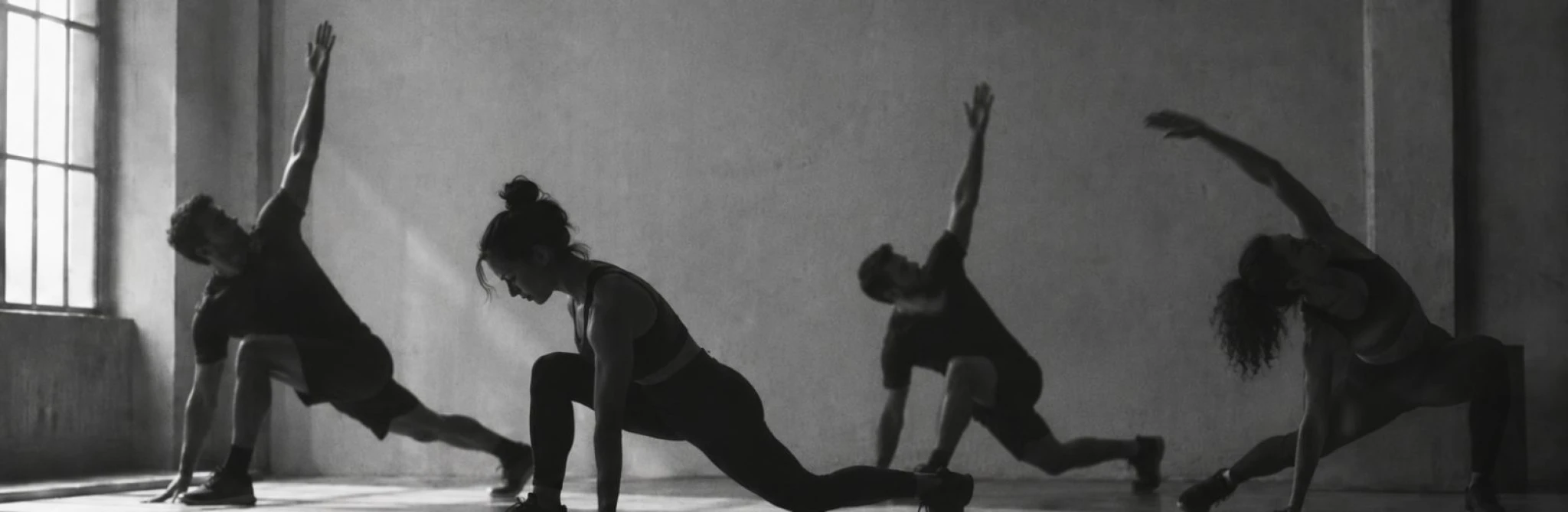 Collega's trainen samen in de studio van De Werf, Den Haag