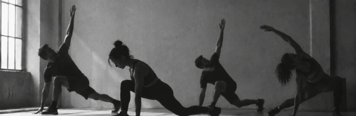 Collega's trainen samen in de studio van De Werf in Den Haag